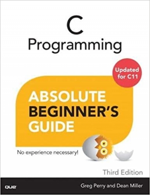 جلد سخت سیاه و سفید_کتاب C Programming Absolute Beginner's Guide