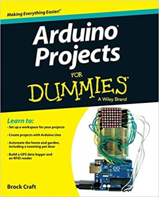 جلد سخت سیاه و سفید_کتاب Arduino Projects For Dummies