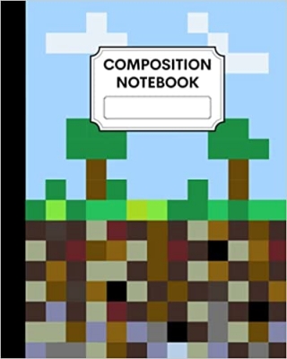 کتاب Nostalgic 8 bit Video Game Composition Notebook Wide Ruled 100 pages: Perfect for Gamer Girls, Boys, Kids, Teens, and Adults