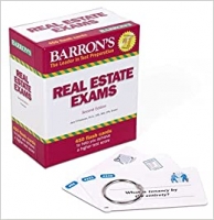کتاب Real Estate Exam Flash Cards (Barron's Test Prep)