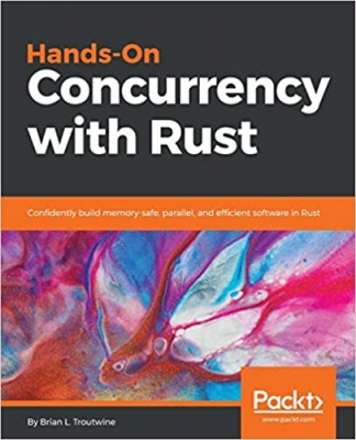 جلد سخت سیاه و سفید_کتاب Hands-On Concurrency with Rust: Confidently build memory-safe, parallel, and efficient software in Rust