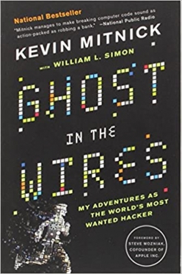 جلد سخت سیاه و سفید_کتاب Ghost in the Wires: My Adventures as the World's Most Wanted Hacker