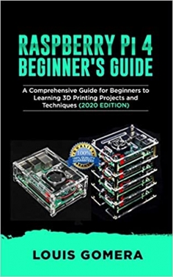 جلد معمولی سیاه و سفید_کتاب RASPBERRY Pi 4 BEGINNER'S GUIDE: The Complete User Manual For Beginners to Set up Innovative Projects on Raspberry Pi 4 (2020 Edition)