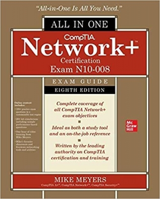 جلد معمولی سیاه و سفید_کتاب CompTIA Network+ Certification All-in-One Exam Guide, Eighth Edition (Exam N10-008) (Comptia Network + All-in-one Exam Guide)