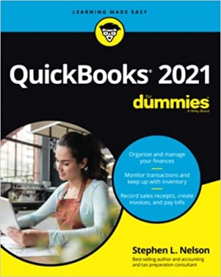 جلد معمولی رنگی_کتاب QuickBooks 2021 For Dummies