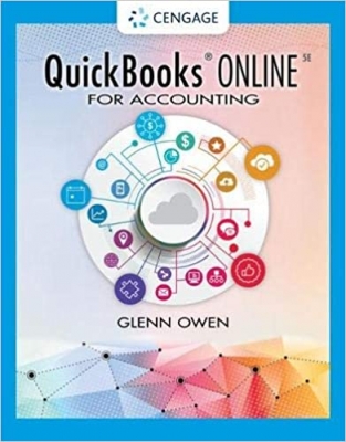 جلد سخت رنگی_کتاب Using QuickBooks Online for Accounting 2022