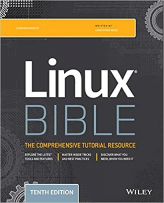 جلد معمولی سیاه و سفید_کتاب Linux Bible 