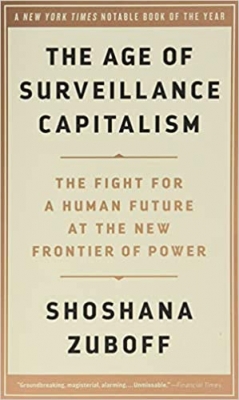 جلد معمولی سیاه و سفید_کتاب The Age of Surveillance Capitalism: The Fight for a Human Future at the New Frontier of Power