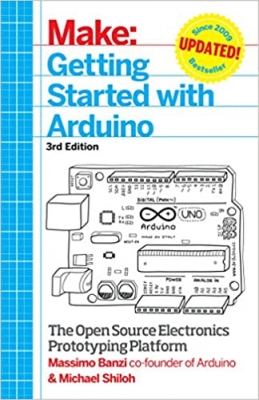 جلد معمولی سیاه و سفید_کتاب Getting Started with Arduino: The Open Source Electronics Prototyping Platform (Make) 3rd Edition