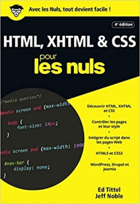 کتابHTML, XHTML & CSS Poche Pour les Nuls, 4e (French Edition) 