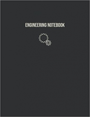 کتابProfessional Engineering Notebook: Graph Paper Notebook Quad Ruled 5x5 for Engineering Students | 120 Numbered Pages | 8.5 x 11 inches | Black