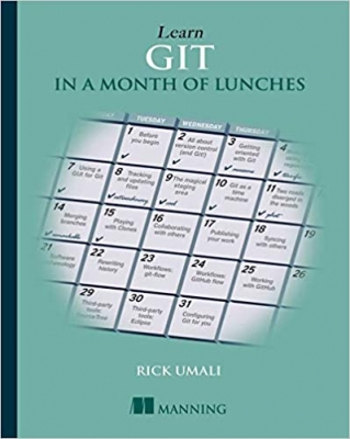 جلد سخت رنگی_کتاب Learn Git in a Month of Lunches