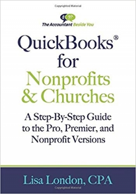 جلد سخت رنگی_کتاب QuickBooks for Nonprofits & Churches: A Setp-By-Step Guide to the Pro, Premier, and Nonprofit Versions