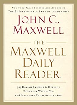 جلد سخت رنگی_کتاب The Maxwell Daily Reader: 365 Days of Insight to Develop the Leader Within You and Influence Those Around You