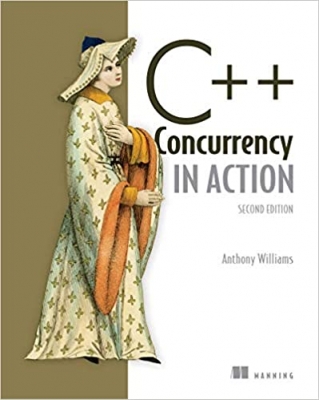 جلد سخت سیاه و سفید_کتاب C++ Concurrency in Action 2nd Edition