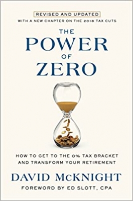 جلد سخت رنگی_کتاب The Power of Zero, Revised and Updated: How to Get to the 0% Tax Bracket and Transform Your Retirement