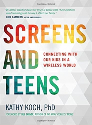 جلد سخت سیاه و سفید_کتاب Screens and Teens: Connecting with Our Kids in a Wireless World