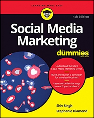 جلد سخت رنگی_کتاب Social Media Marketing For Dummies