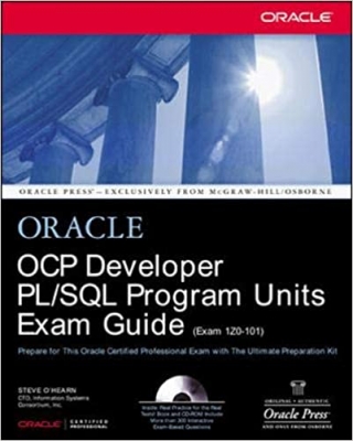 جلد سخت سیاه و سفید_کتاب OCP Developer PL/SQL Program Units Exam Guide 1st Edition