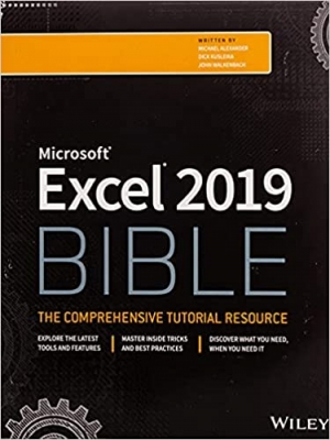 جلد معمولی سیاه و سفید_کتاب Excel 2019 Bible
