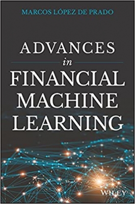 جلد سخت سیاه و سفید_ کتاب Advances in Financial Machine Learning 