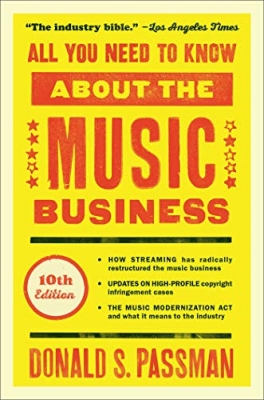 جلد سخت سیاه و سفید_کتاب All You Need to Know About the Music Business: 10th Edition