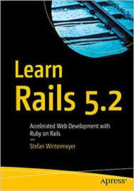 جلد سخت سیاه و سفید_خرید اینترنتی کتاب Learn Rails 5.2: Accelerated Web Development with Ruby on Rails اثر Stefan Wintermeyer