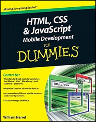 کتاب HTML, CSS, and JavaScript Mobile Development For Dummies 