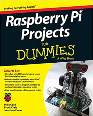 جلد معمولی سیاه و سفید_کتاب Raspberry Pi Projects For Dummies