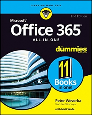 جلد معمولی سیاه و سفید_کتاب Office 365 All-in-One For Dummies (For Dummies (Computer/Tech))