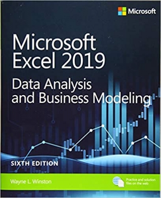 جلد سخت سیاه و سفید_کتاب Microsoft Excel 2019 Data Analysis and Business Modeling (Business Skills)