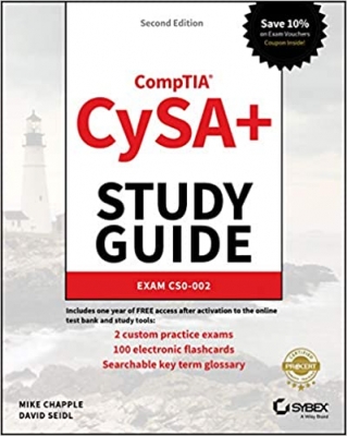 جلد معمولی سیاه و سفید_کتاب CompTIA CySA+ Study Guide Exam CS0-002 2nd Edition