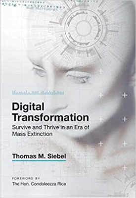 جلد معمولی سیاه و سفید_کتاب Digital Transformation: Survive and Thrive in an Era of Mass Extinction