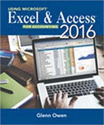 جلد معمولی سیاه و سفید_کتاب Using Microsoft Excel and Access 2016 for Accounting