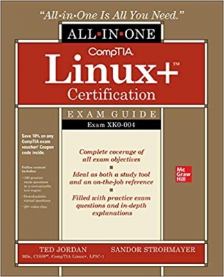 جلد معمولی سیاه و سفید_کتاب CompTIA Linux+ Certification All-in-One Exam Guide: Exam XK0-004