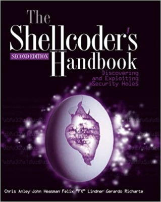 جلد سخت سیاه و سفید_کتاب The Shellcoder's Handbook: Discovering and Exploiting Security Holes, 2nd Edition 