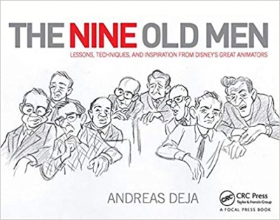 جلد سخت رنگی_کتاب The Nine Old Men: Lessons, Techniques, and Inspiration from Disney's Great Animators