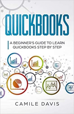 جلد معمولی سیاه و سفید_کتاب Quickbooks: A beginner's guide to learn quickbooks step by step