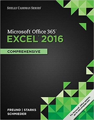 جلد معمولی سیاه و سفید_کتاب Shelly Cashman Series MicrosoftOffice 365 & Excel 2016: Comprehensive