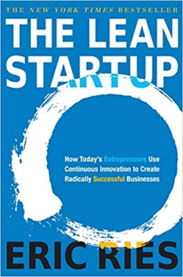 جلد معمولی سیاه و سفید_کتابThe Lean Startup: How Today's Entrepreneurs Use Continuous Innovation to Create Radically Successful Businesses