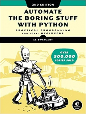 جلد سخت سیاه و سفید_کتاب Automate the Boring Stuff with Python, 2nd Edition: Practical Programming for Total Beginners 2nd Edition
