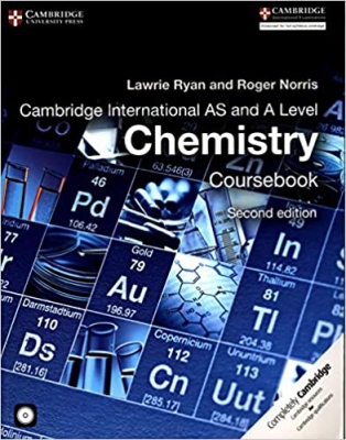 جلد سخت سیاه و سفید_کتاب Cambridge International AS and A Level Chemistry Coursebook 
