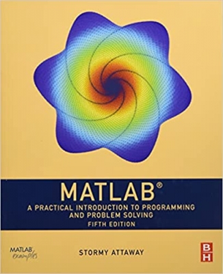 جلد معمولی سیاه و سفید_کتاب MATLAB: A Practical Introduction to Programming and Problem Solving 5th Edition