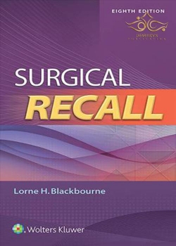 جلد معمولی سیاه و سفید_کتاب Surgical Recall Eighth, North American Edition 2018