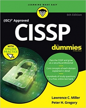 جلد معمولی سیاه و سفید_کتاب CISSP For Dummies, 6th Edition (For Dummies (Computer/Tech))