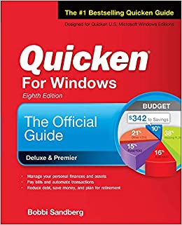 جلد معمولی سیاه و سفید_کتاب Quicken for Windows: The Official Guide, Eighth Edition (Quicken Guide) 