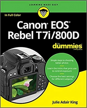 کتاب Canon EOS Rebel T7i/800D For Dummies (For Dummies (Computer/Tech))