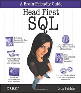 جلد معمولی رنگی_کتاب Head First SQL: Your Brain on SQL -- A Learner's Guide