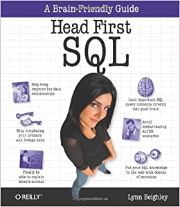 جلد معمولی رنگی_کتاب Head First SQL: Your Brain on SQL -- A Learner's Guide