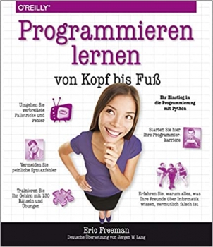 کتاب Programmieren lernen von Kopf bis Fuß: Ihr Einstieg in die Programmierung mit Python Paperback – August 1, 2018